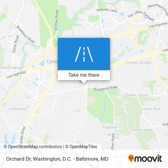 Mapa de Orchard Dr