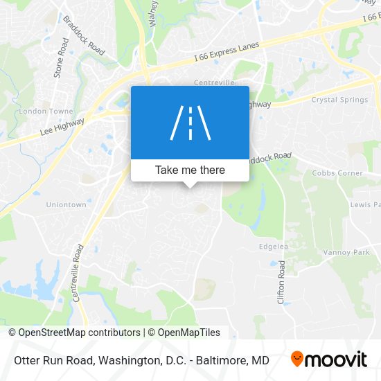 Otter Run Road map