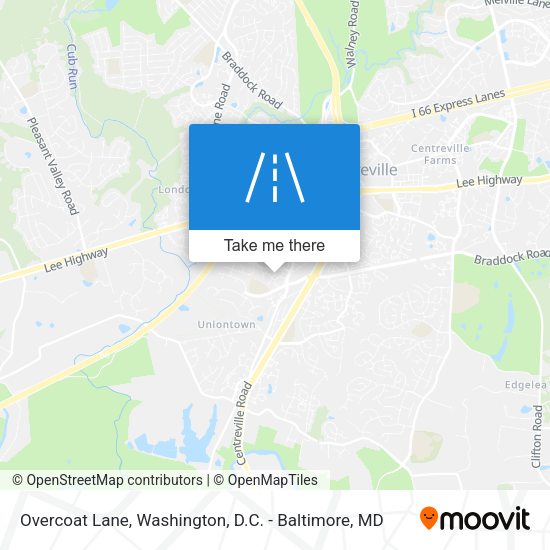 Overcoat Lane map
