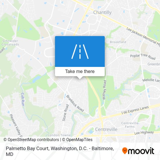 Mapa de Palmetto Bay Court