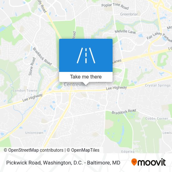 Pickwick Road map