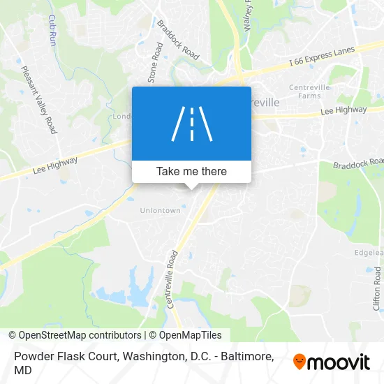 Powder Flask Court map