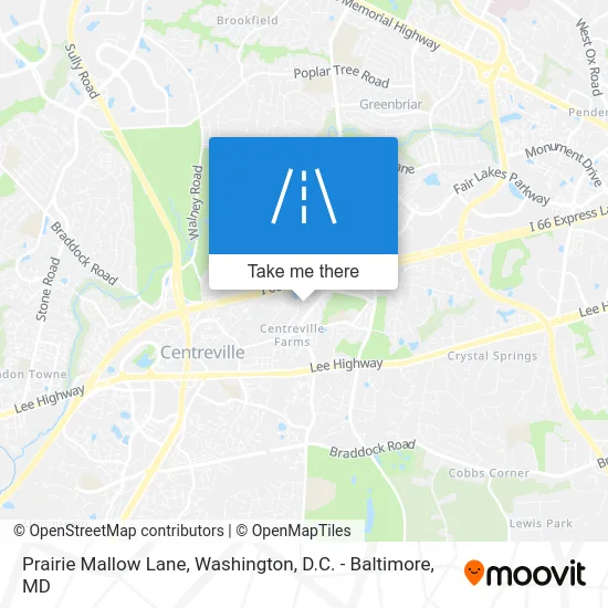 Prairie Mallow Lane map