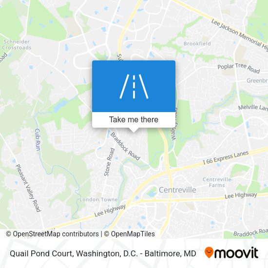 Mapa de Quail Pond Court