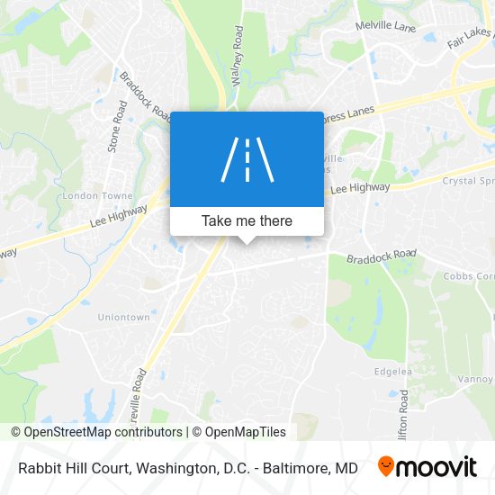 Mapa de Rabbit Hill Court