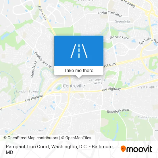 Rampant Lion Court map