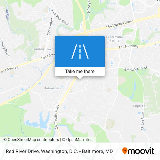 Red River Drive map