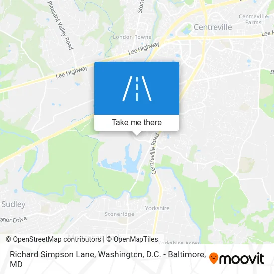 Richard Simpson Lane map