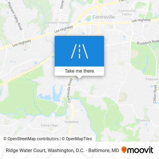 Ridge Water Court map