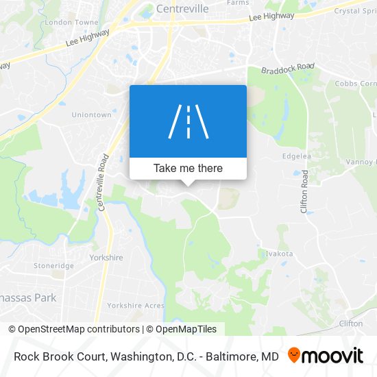 Mapa de Rock Brook Court