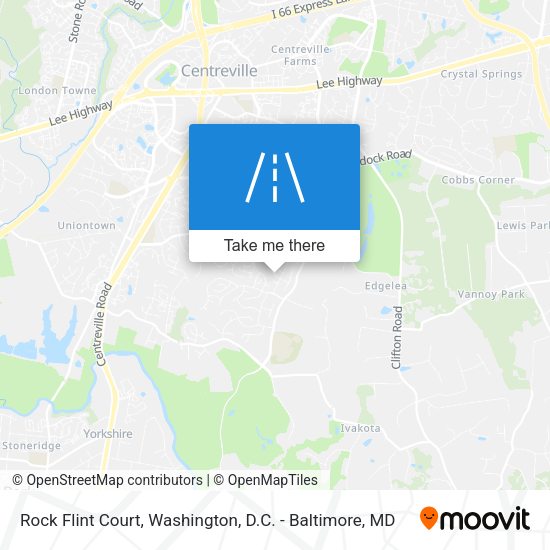 Rock Flint Court map