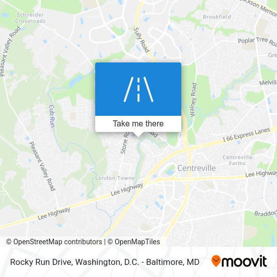 Mapa de Rocky Run Drive