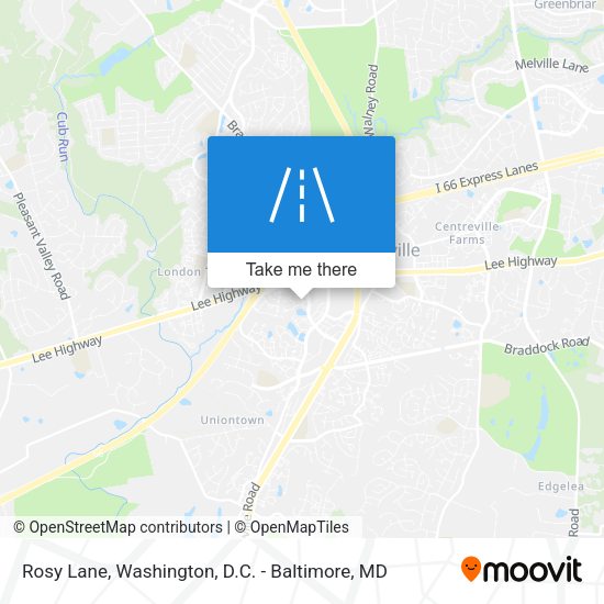 Rosy Lane map