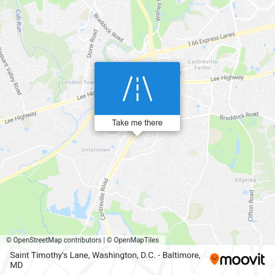 Mapa de Saint Timothy's Lane