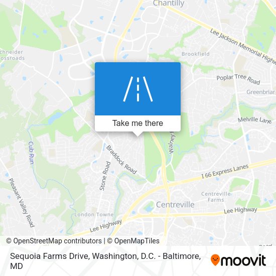 Mapa de Sequoia Farms Drive