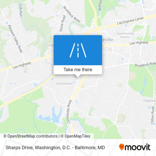 Sharps Drive map