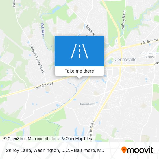 Shirey Lane map