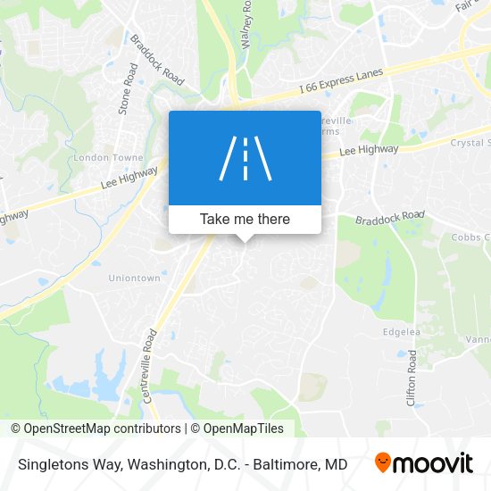 Singletons Way map