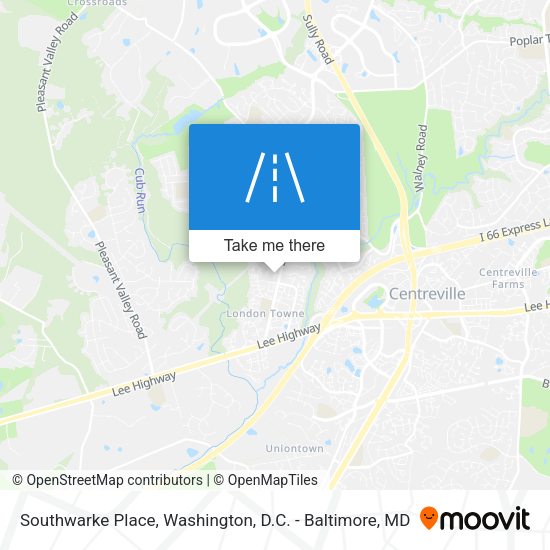 Mapa de Southwarke Place