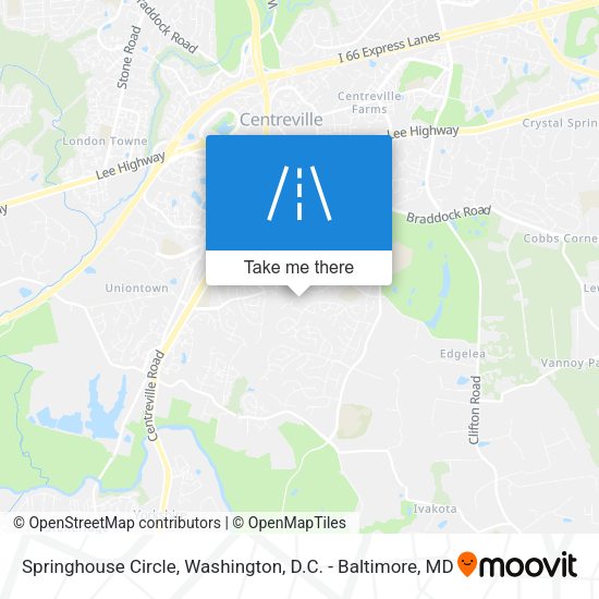 Mapa de Springhouse Circle