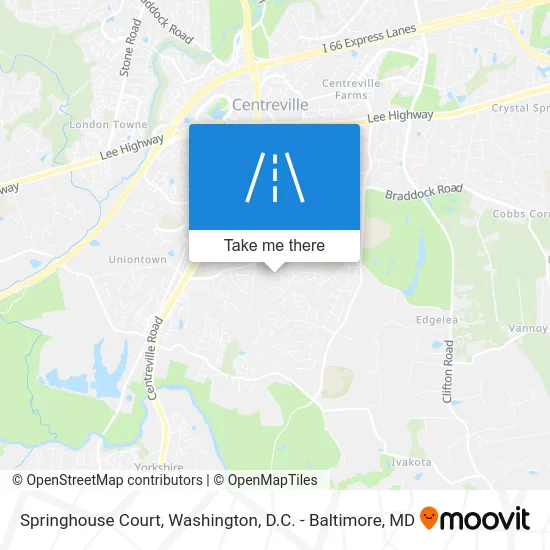 Springhouse Court map