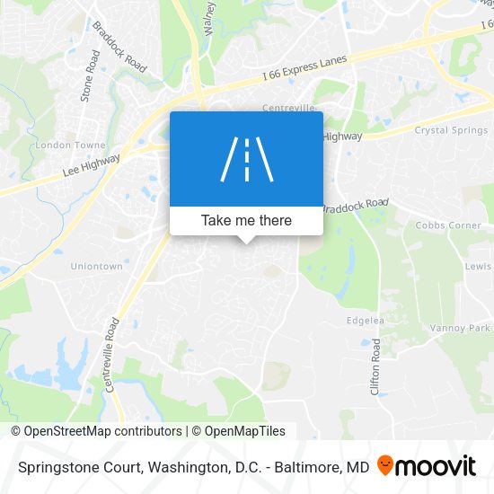 Mapa de Springstone Court
