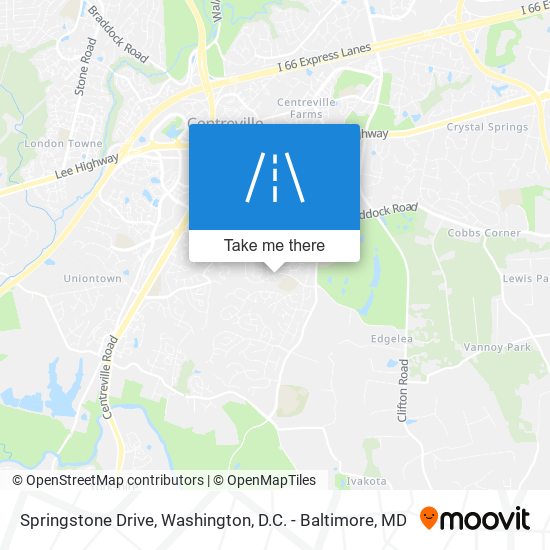 Mapa de Springstone Drive