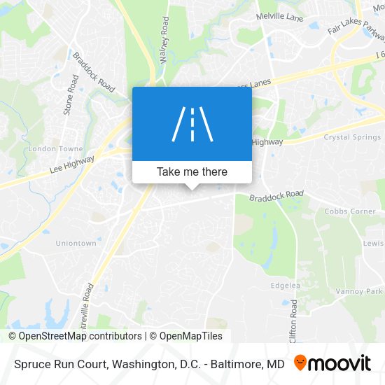 Mapa de Spruce Run Court