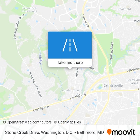 Stone Creek Drive map