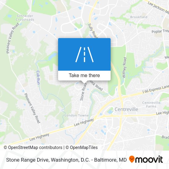 Stone Range Drive map