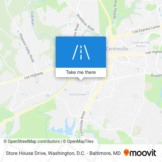 Store House Drive map