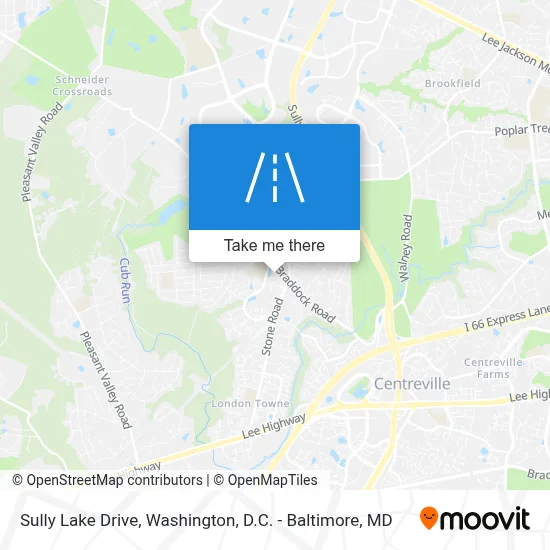 Sully Lake Drive map