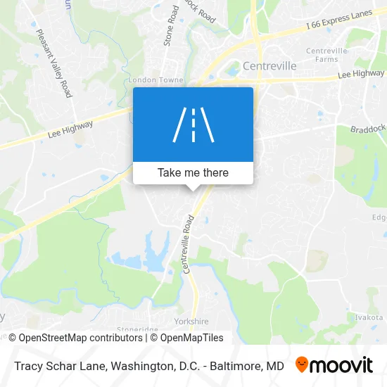 Tracy Schar Lane map