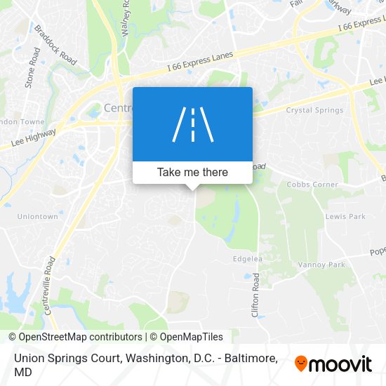 Mapa de Union Springs Court