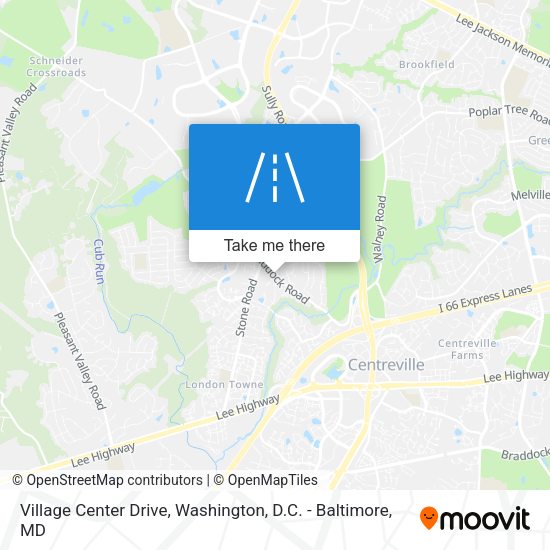 Mapa de Village Center Drive