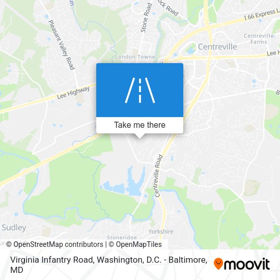 Virginia Infantry Road map