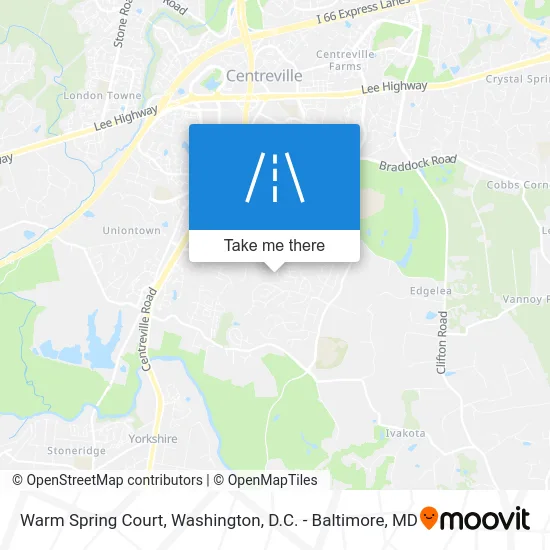 Warm Spring Court map