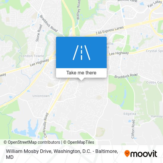 William Mosby Drive map