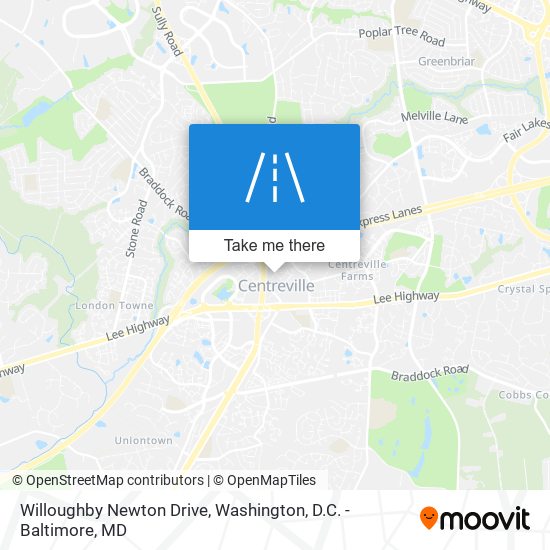 Willoughby Newton Drive map