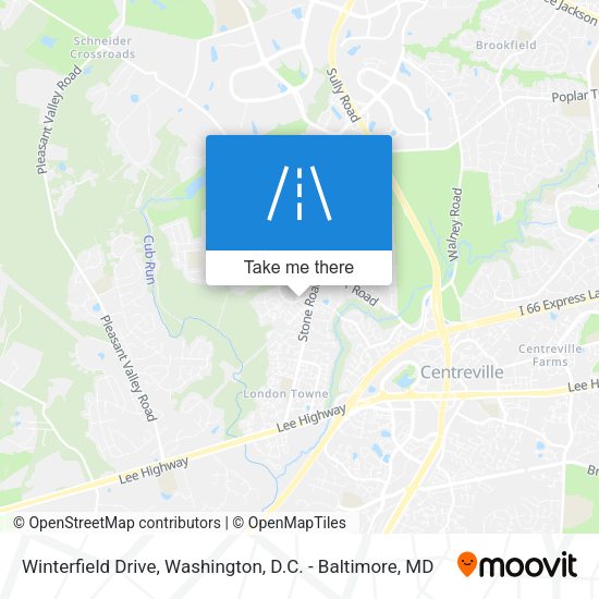 Winterfield Drive map