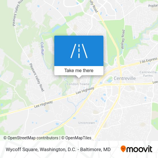 Mapa de Wycoff Square