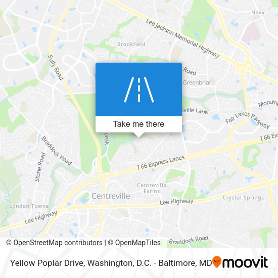 Mapa de Yellow Poplar Drive