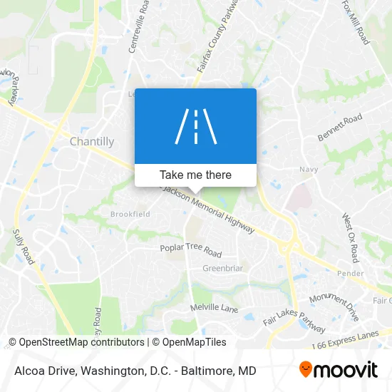 Alcoa Drive map