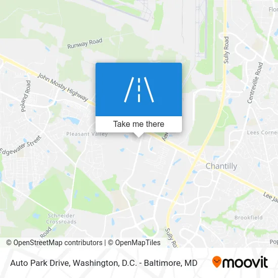 Auto Park Drive map