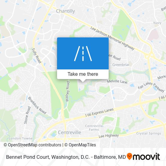 Bennet Pond Court map