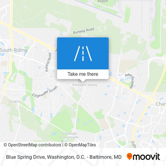 Blue Spring Drive map