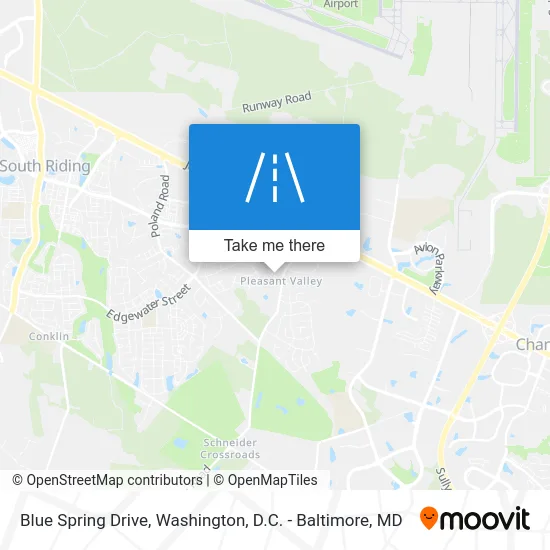 Blue Spring Drive map