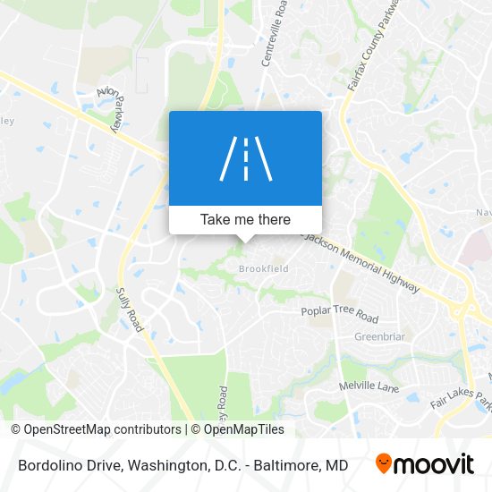 Bordolino Drive map