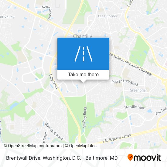 Mapa de Brentwall Drive