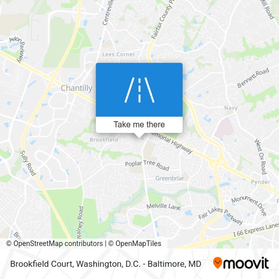 Mapa de Brookfield Court